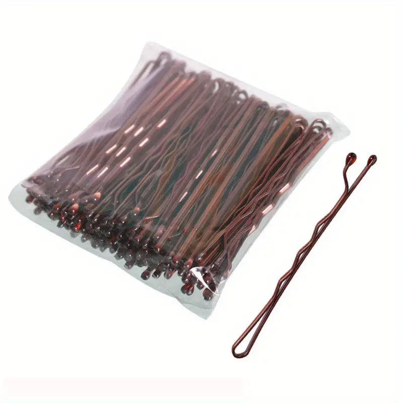 Metal Hair Bobby Pins (50 Pack)