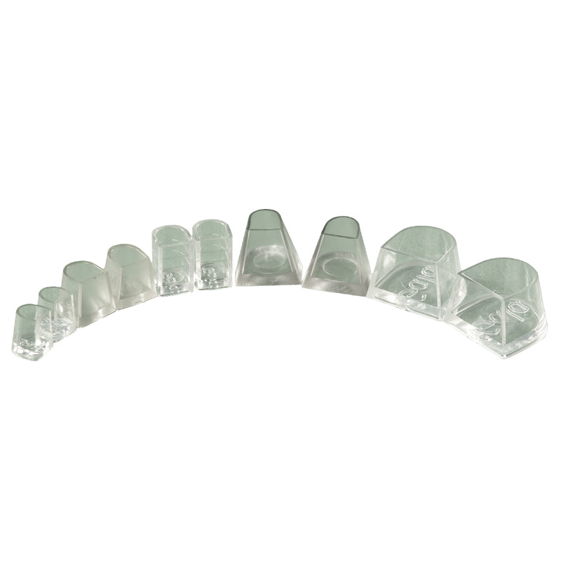 Range of clear Supadance heel protectors for women's dance shoes