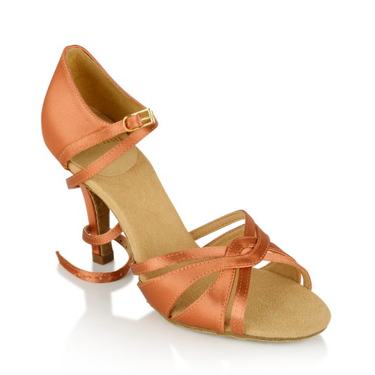 884 Dark Tan Satin