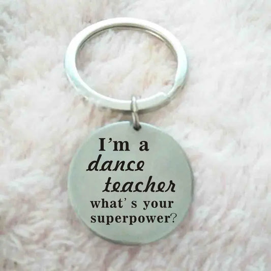 Dance discount teacher keychain