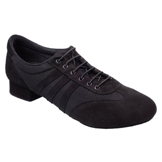 438 Virtuoso Black Nappa Suede Leather/Black Mesh