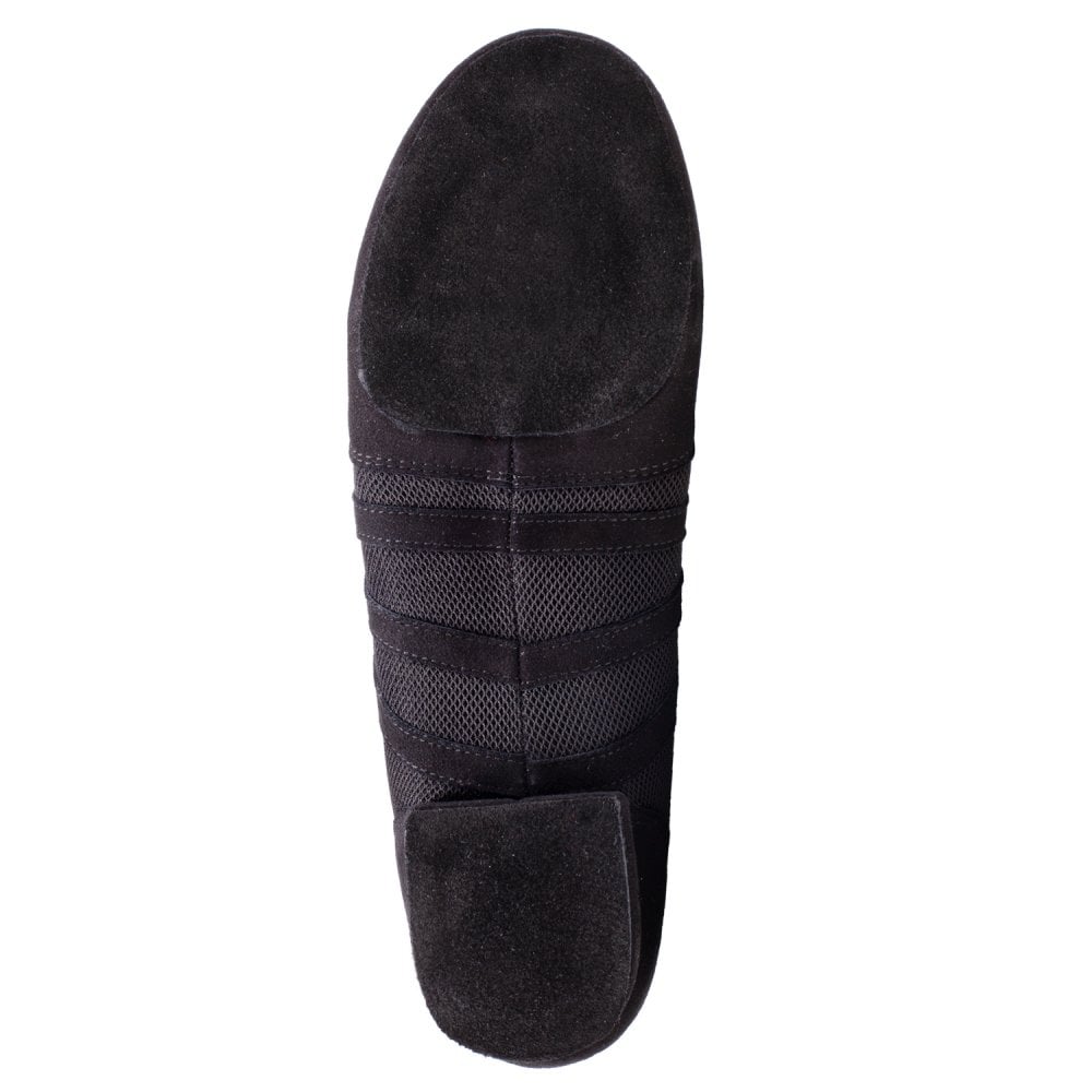 438 Virtuoso Black Nappa Suede Leather/Black Mesh