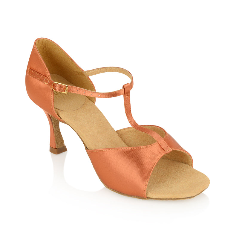 812 Snow Flake Dark Tan Satin*