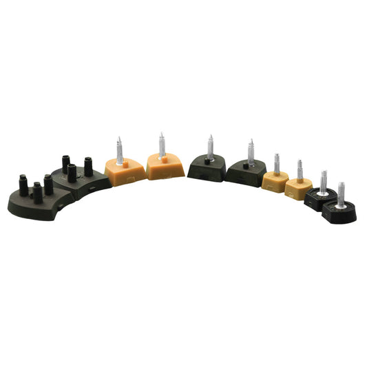 Tan Supadance replacement heel tips for women's dance shoes